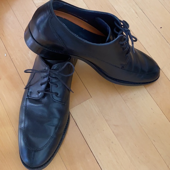 Cole Haan Mens Sz 8.5 black leather dress shoes main image 10